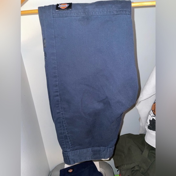 NAVY BLUE DICKIE PANTS - Picture 2 of 2